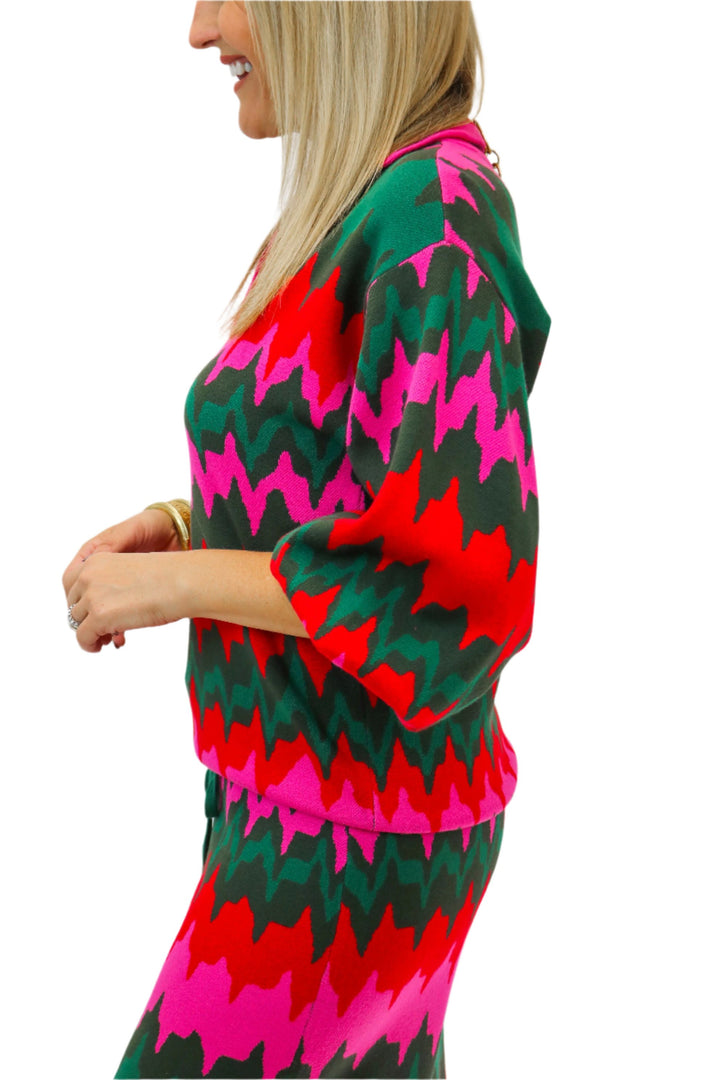 Lolli Sweater, Ruby Ripple