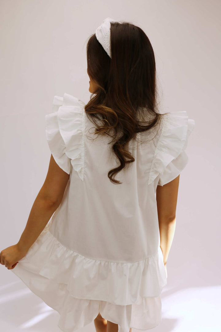 Lucky Me Dress, White