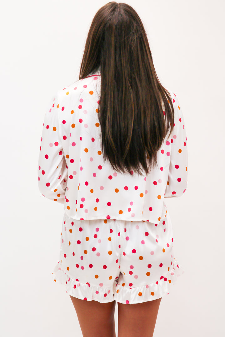 Dreamin' Bout You Confetti Bow Pajamas