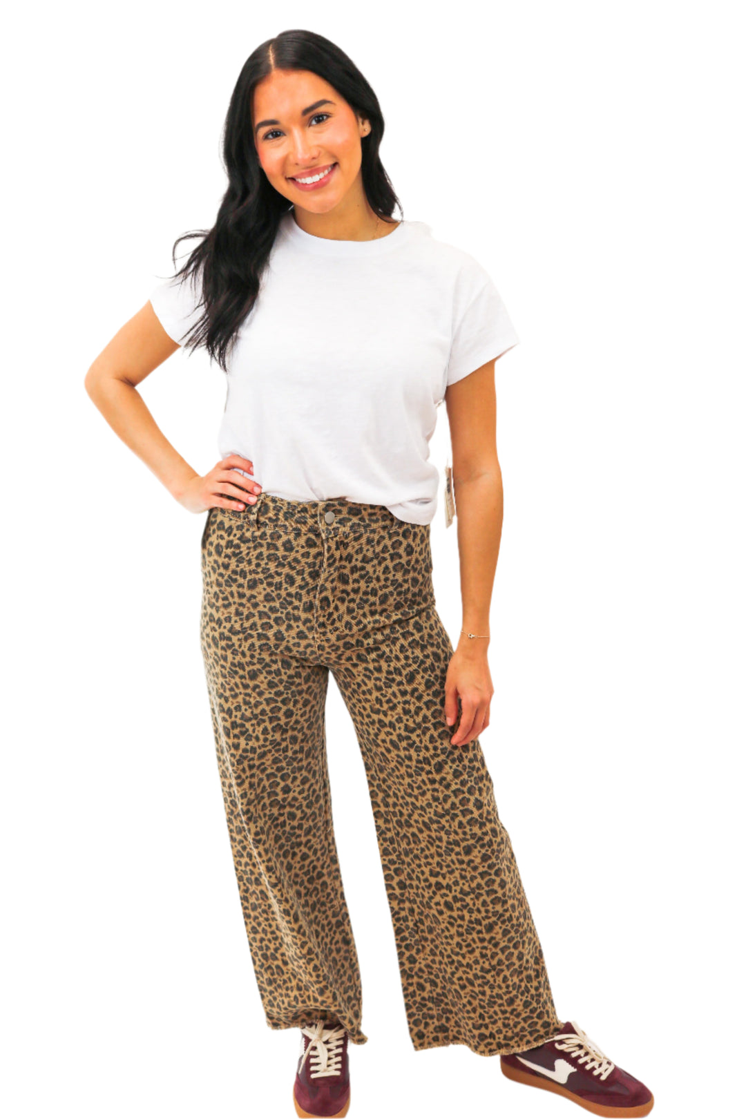 So Fetch Leopard Jeans