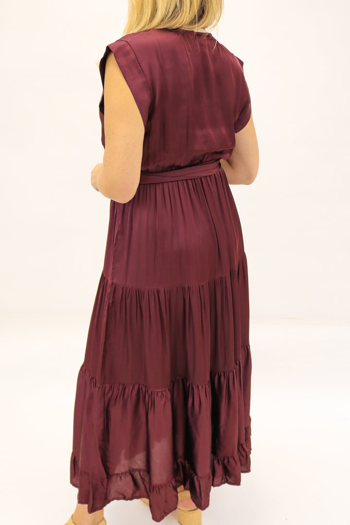 Mishal Maxi Dress, Maroon