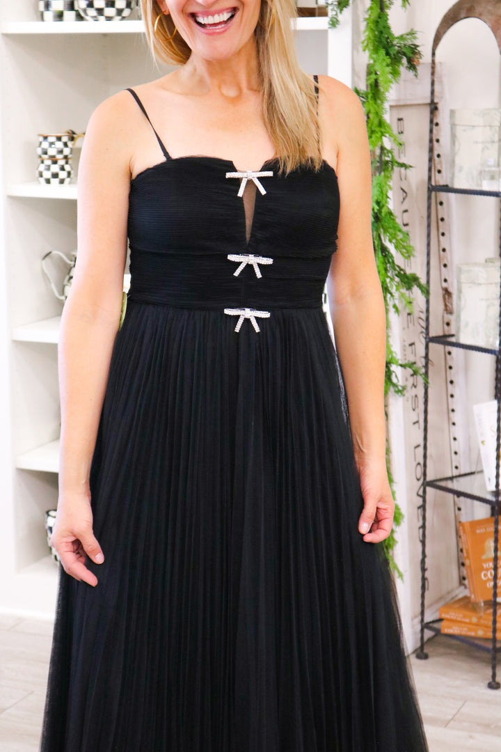 Ayana Tulle Dress, Black