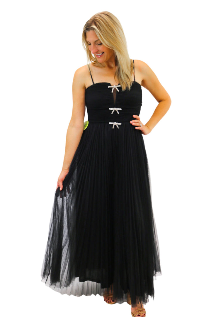 Ayana Tulle Dress, Black