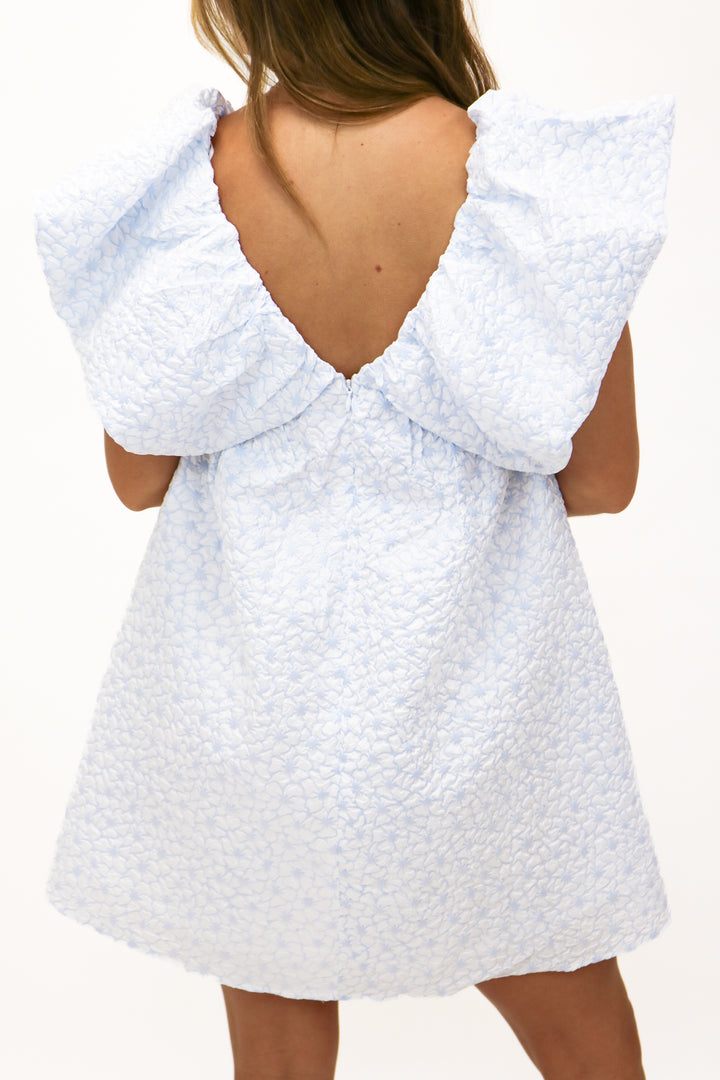 Easy Come, Easy Go Mini Dress, Baby Blue