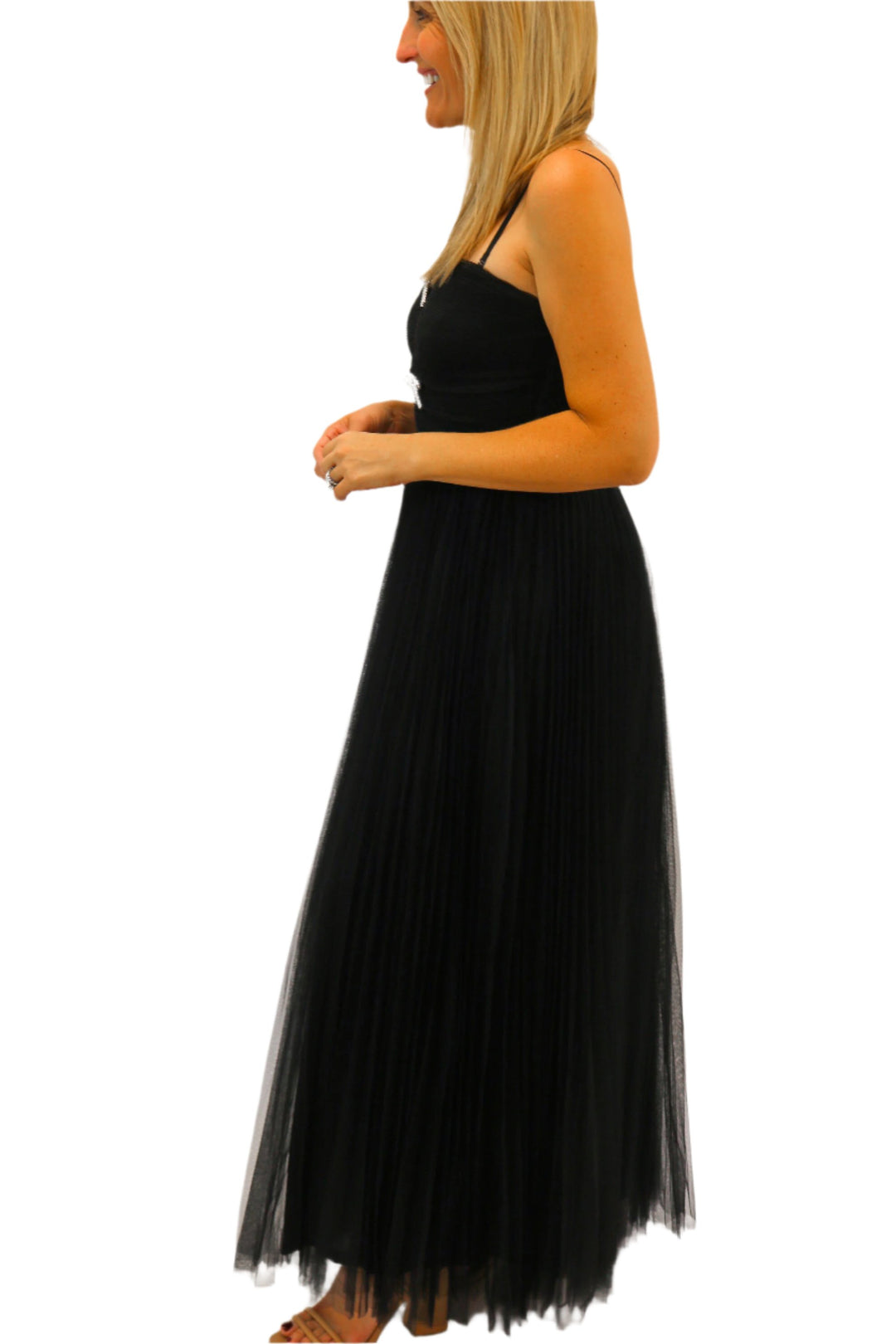 Ayana Tulle Dress, Black