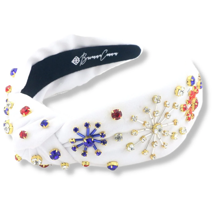 Firework Celebration Headband, White