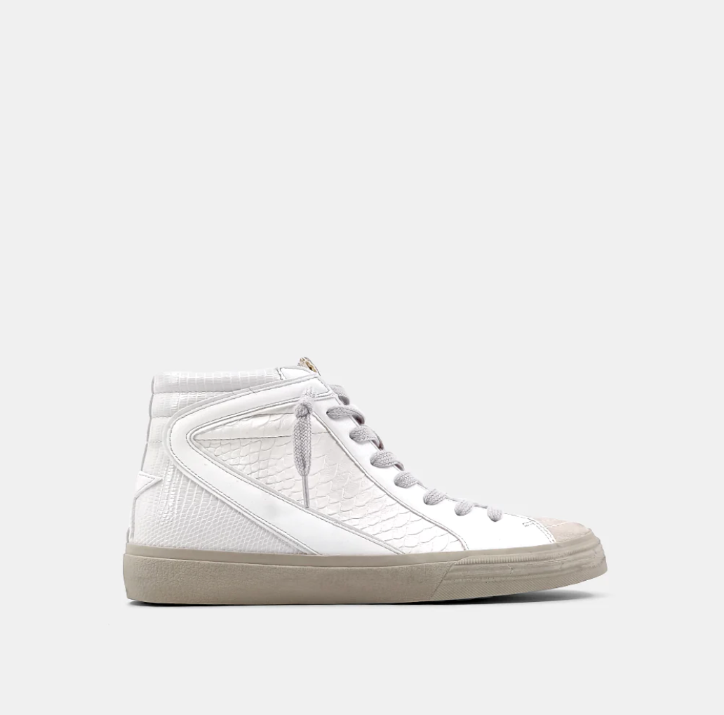 Rooney Sneaker, White Snake