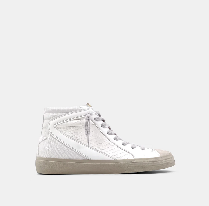 Rooney Sneaker, White Snake