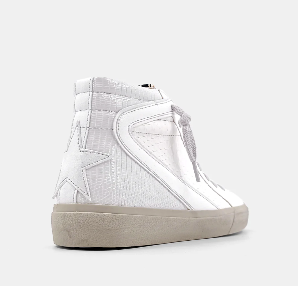 Rooney Sneaker, White Snake