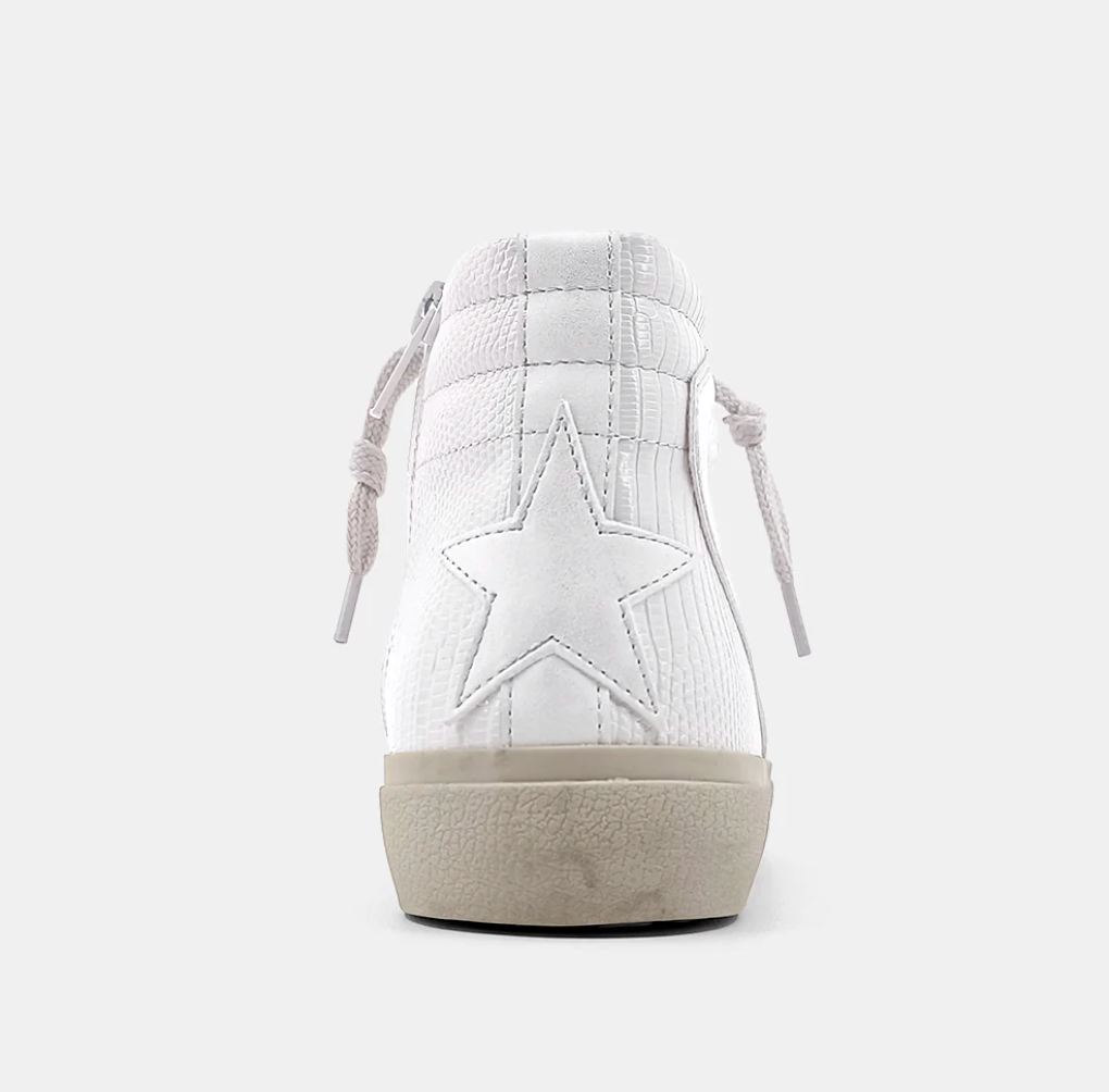 Rooney Sneaker, White Snake