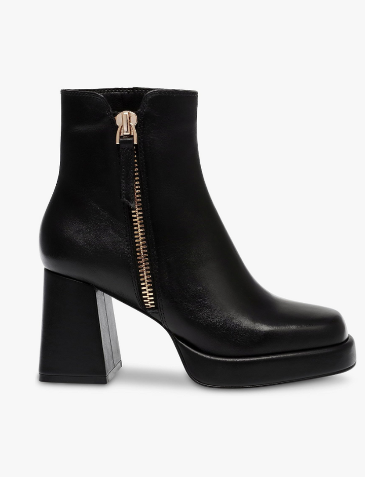 Adryana Bootie, Black Leather