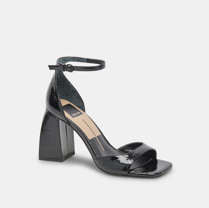 Janey Heels, Midnight Crinkle Patent