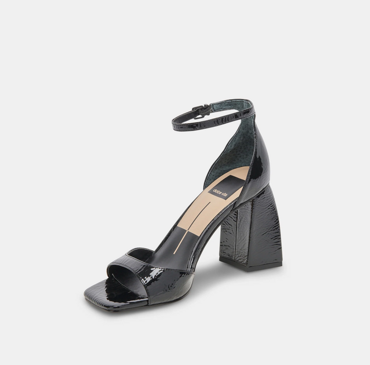 Janey Heels, Midnight Crinkle Patent