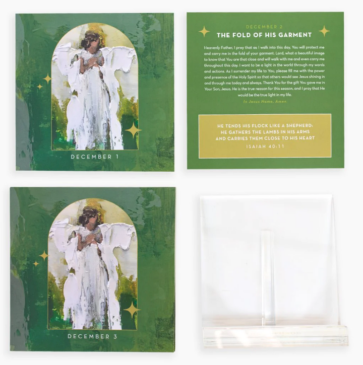 25 Days Of Prayer and Scripture with Acrylic Stand