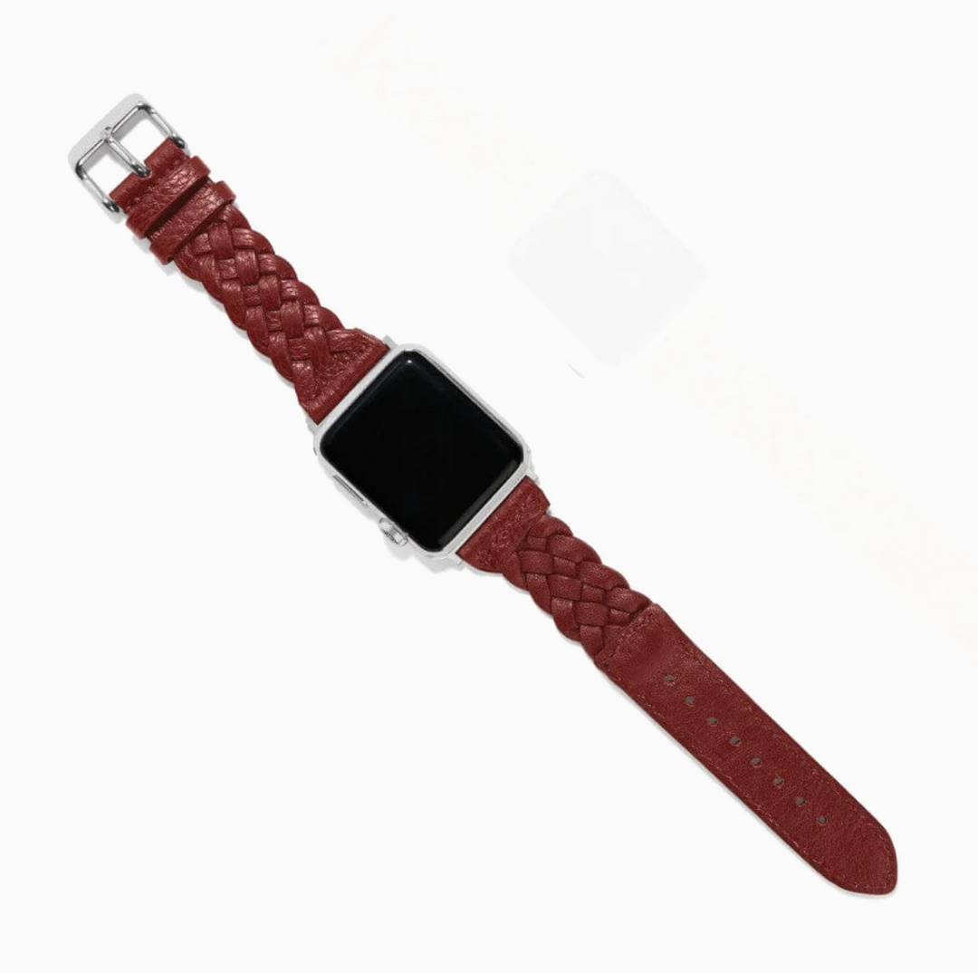 Sutton Braided Leather Watch Band