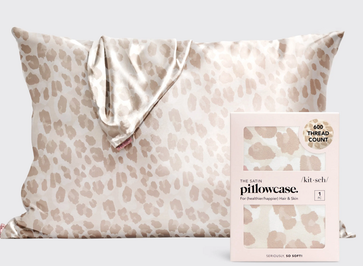 Satin Pillowcase, Leopard