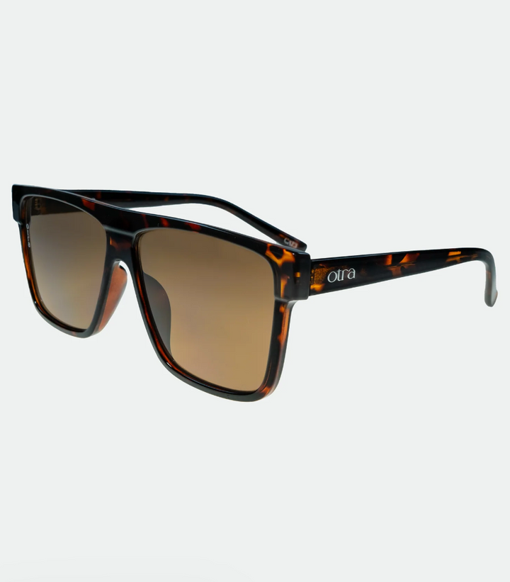 Amos Sunglasses, Tort/Brown