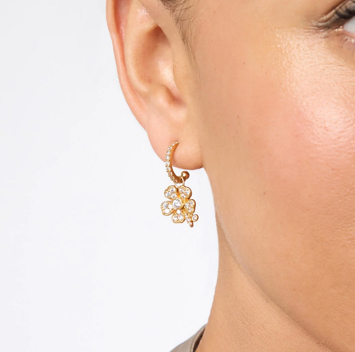 Laurel Hoop & Charm Earring