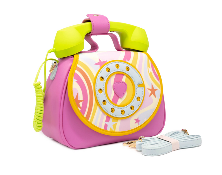 Ring Ring Phone Convertible Handbag, Retro Vibes