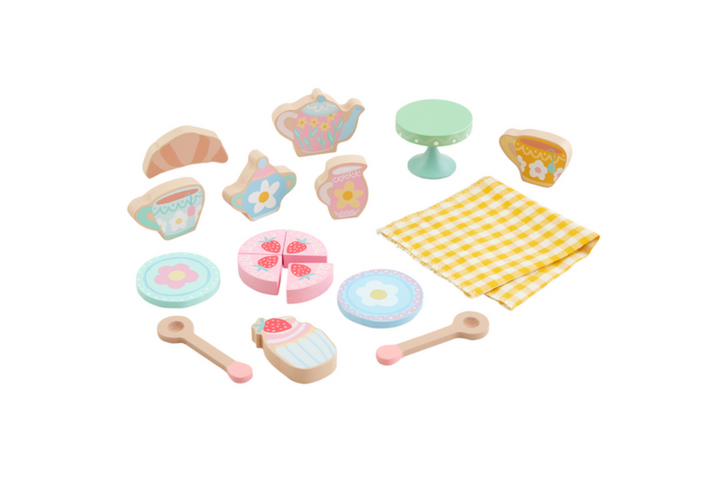 Wood Tea Party Toy Set