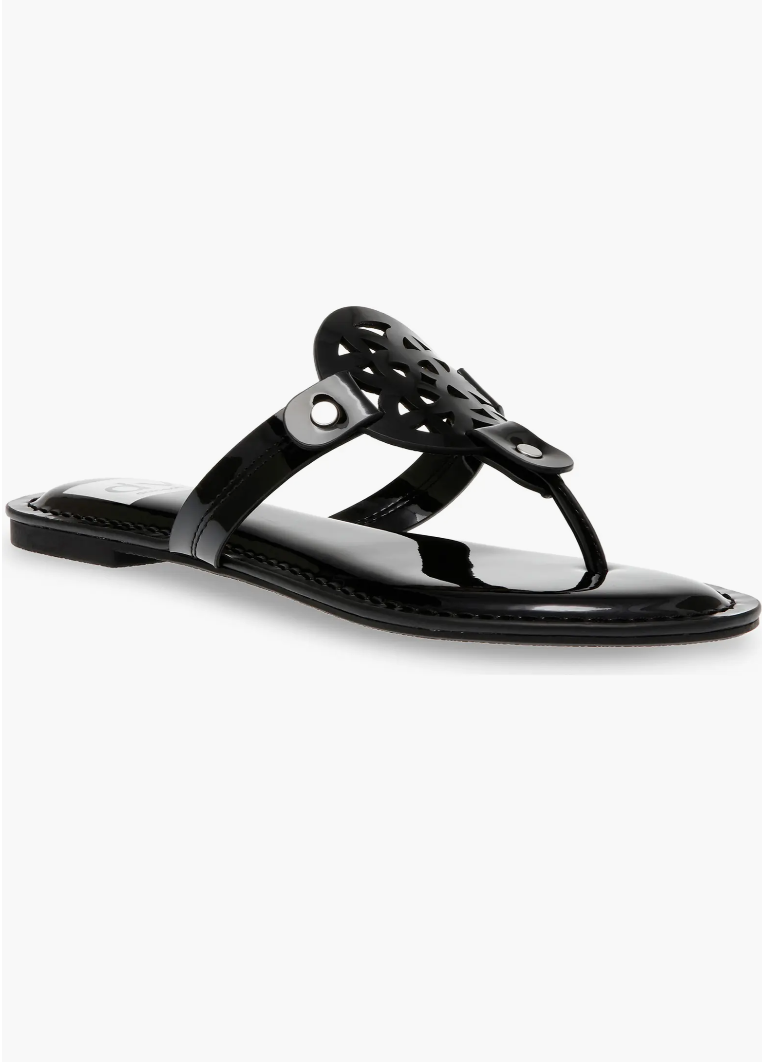 Gotie Sandal, Black Patent