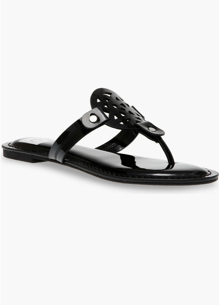 Gotie Sandal, Black Patent