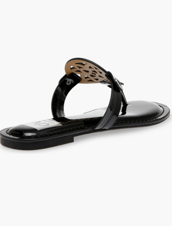 Gotie Sandal, Black Patent