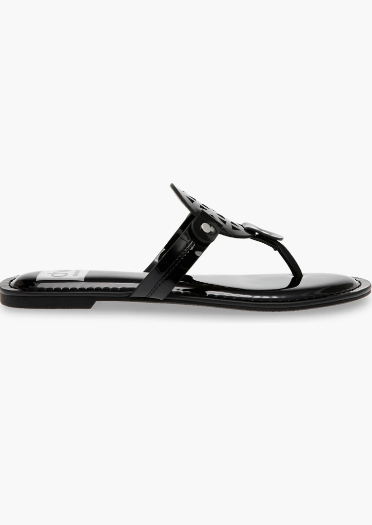 Gotie Sandal, Black Patent