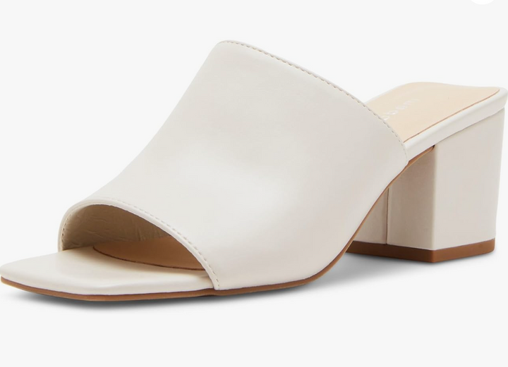 Taz Square Toe Heel, Bone Paris