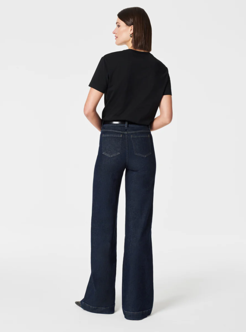 Wide Leg Jeans, Raw Indigo