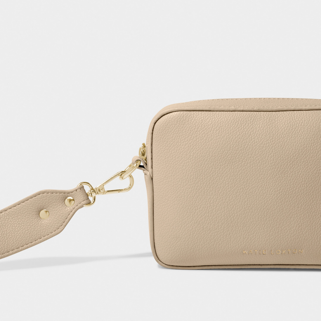 Zana Mini Crossbody Bag, Light Taupe