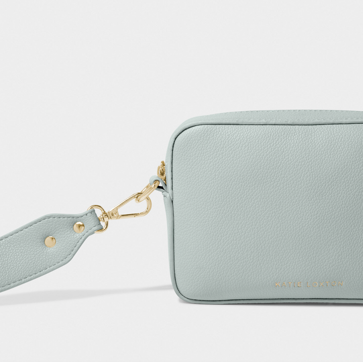 Zana Mini Crossbody Bag, Duck Egg Blue