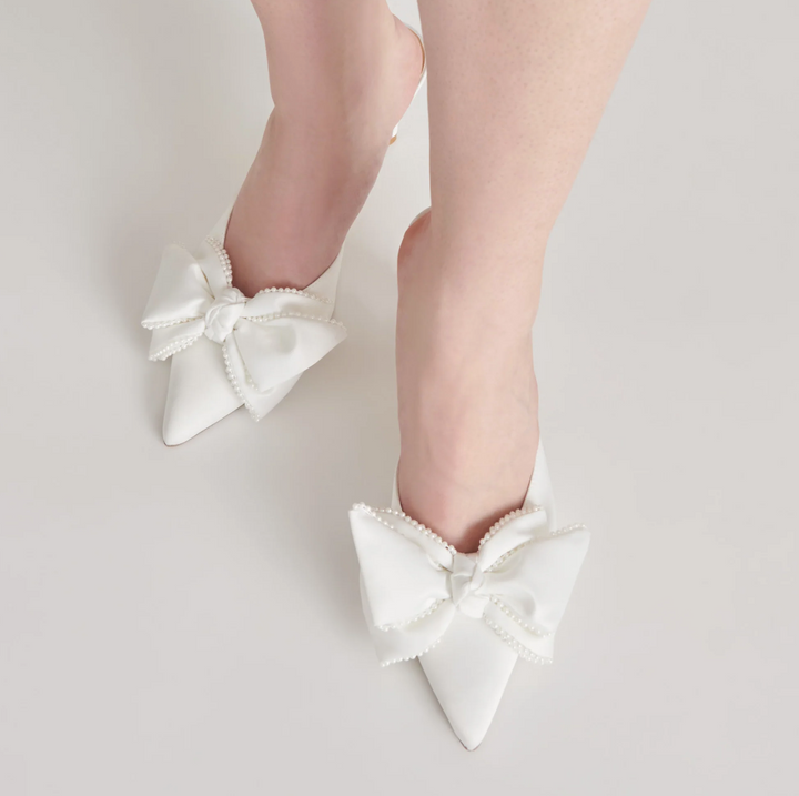 Kayli Pearl Heels, Vanilla