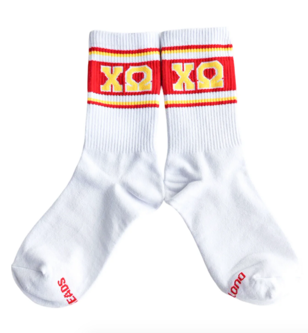 Sorority Colorful Striped Socks