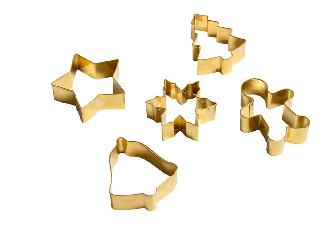 Gold Ornament Cookie Cutter Sets