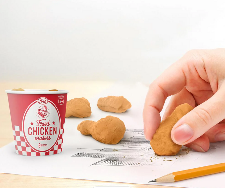 Fried Chicken Erasers