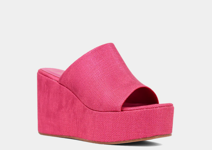 Ilaria Wedge, Fuchsia Woven