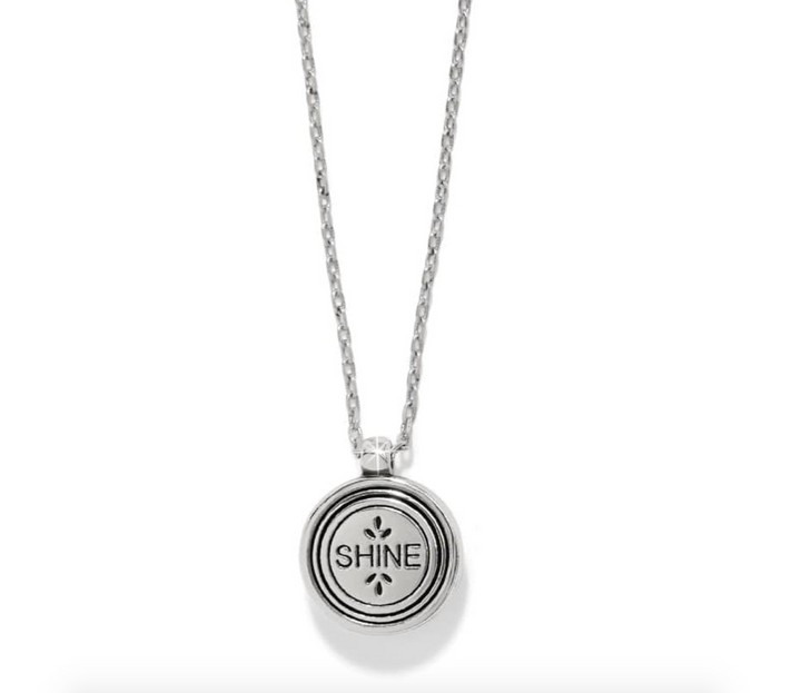 Mosaic Round Two Tone Mini Necklace