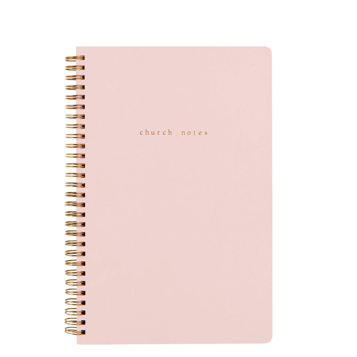 Blush Church Notes Notebook