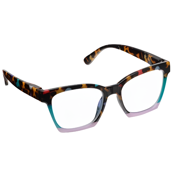 Birdie Glasses, Peepfetti Tortoise Colorblock