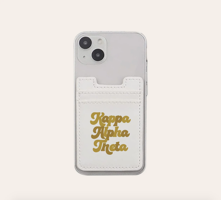 Sorority Stick On Phone Wallet