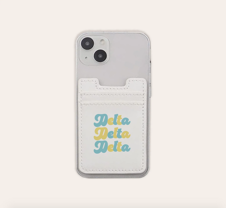 Sorority Stick On Phone Wallet