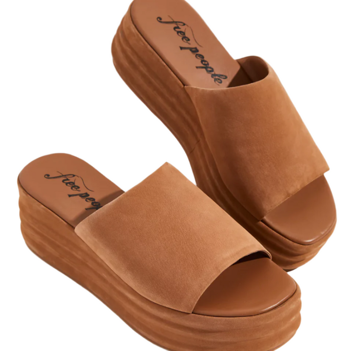 Harbor Flatform Sandals, Tan