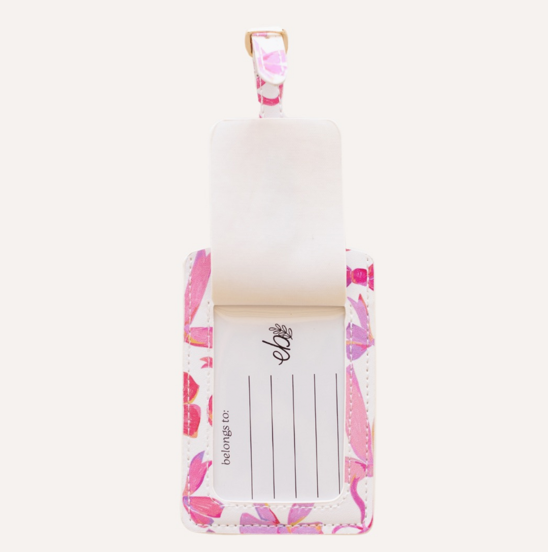 Pink Bows Luggage Tag