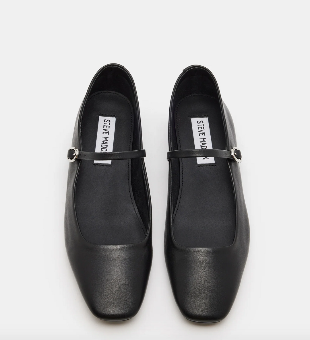 Maple Ballet Flat, Black Leather