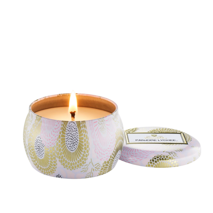 Panjore Lychee Mini Tin Candle