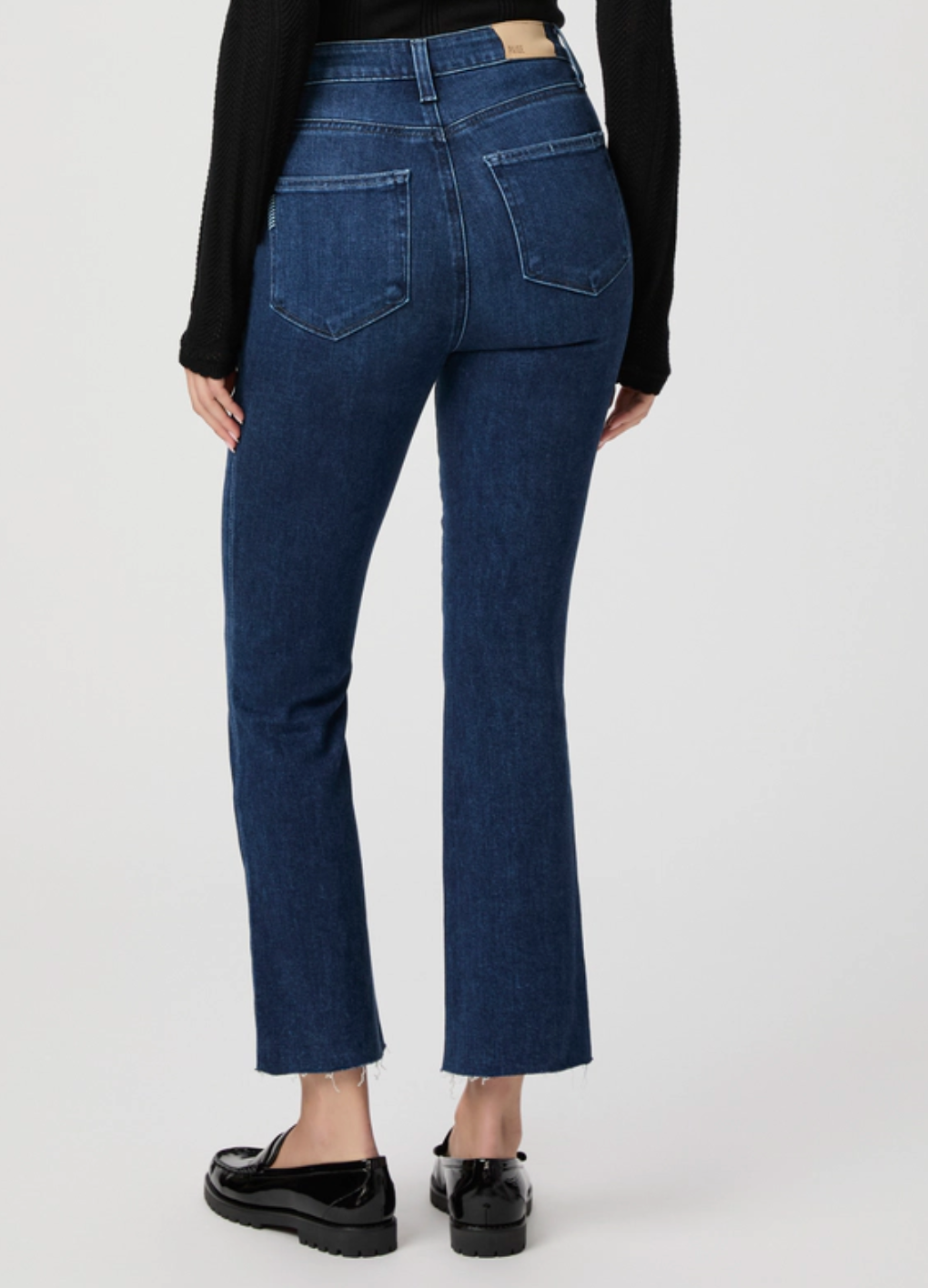 Claudine Raw Hem Jeans, Sail Away