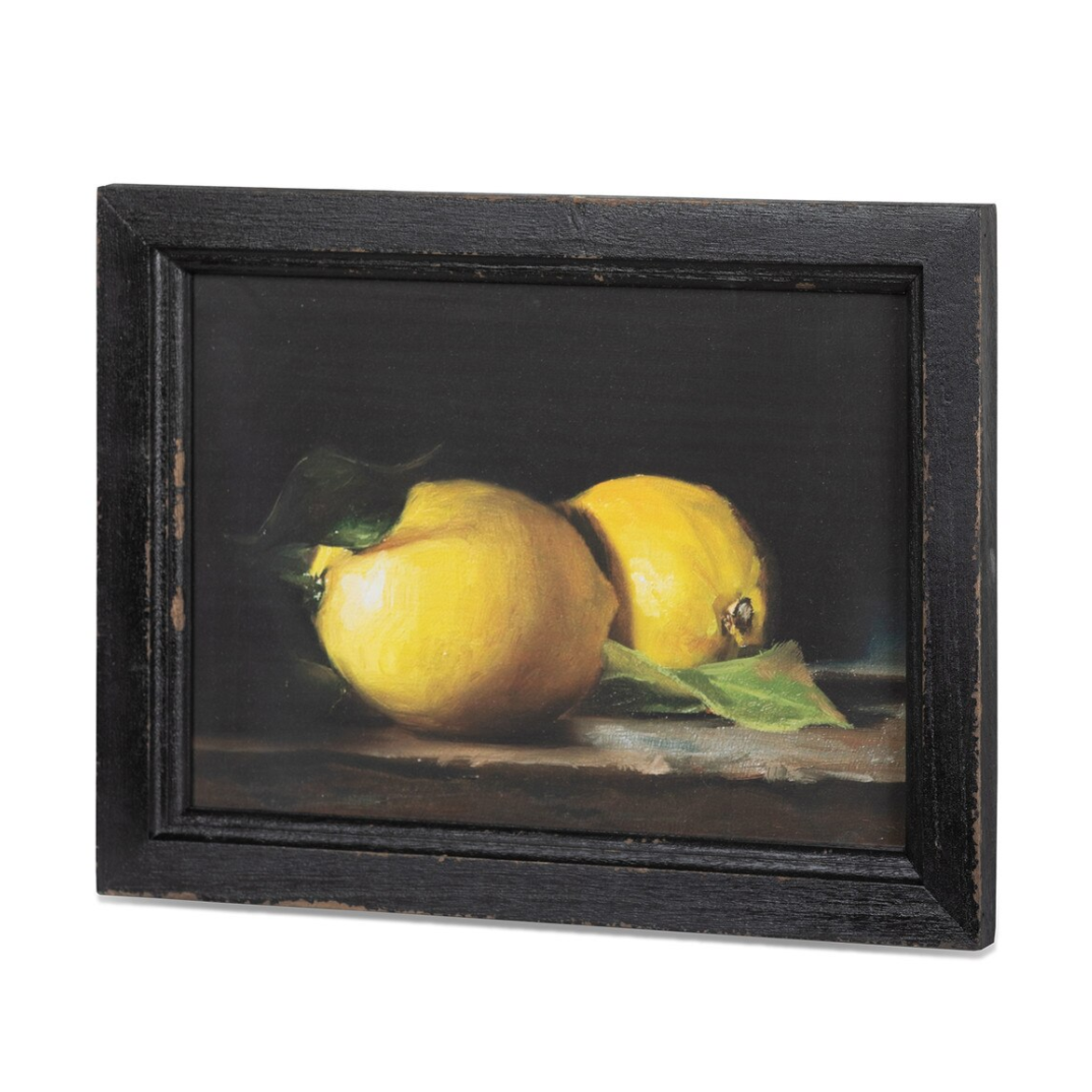 Lemon Still Life Framed Print