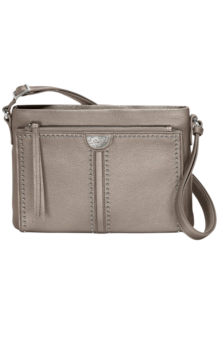 Pretty Tough Jagger Crossbody Organizer, Zinc Pearl