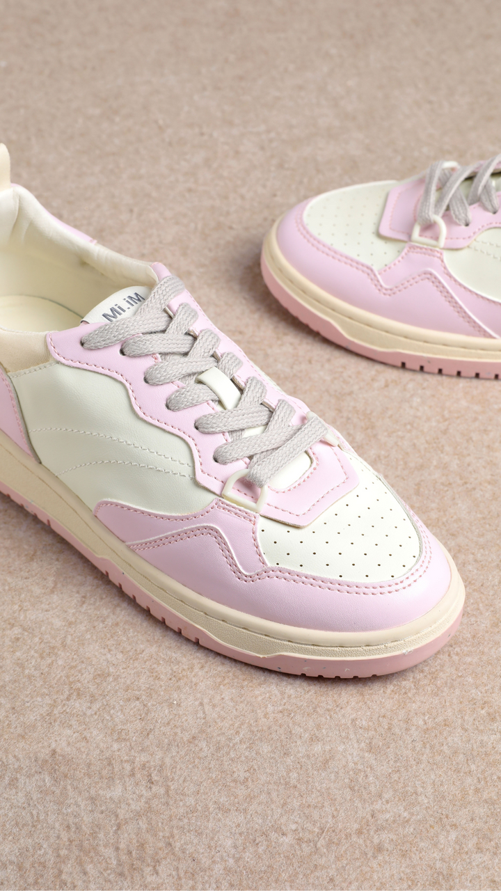 Paige Pastel Sneakers, Light Pink